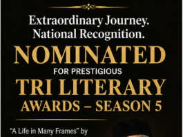 National Acclaim for “A Life in Many Frames” as It Enters TRI Literary Awards – Season 5